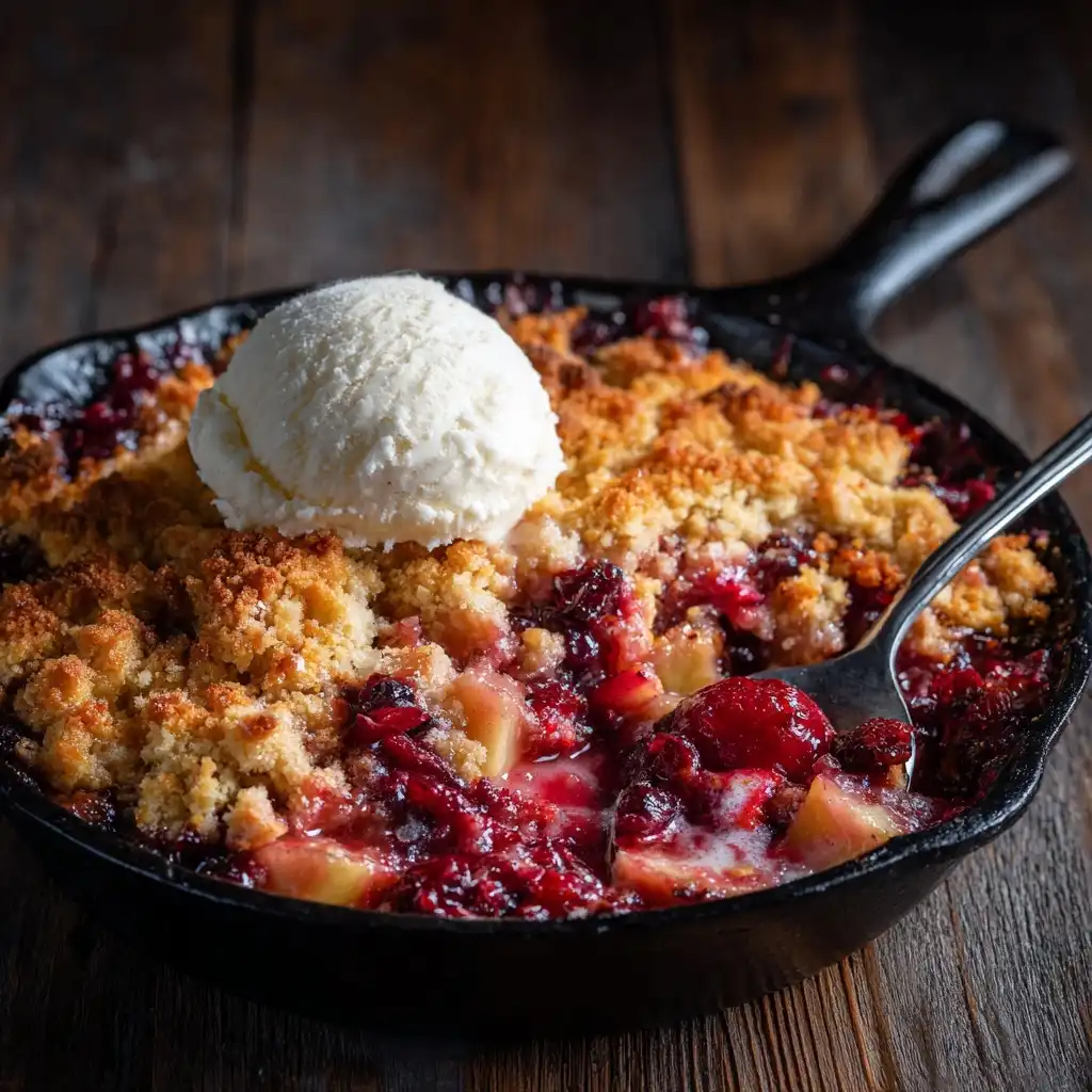 Cranberry Apple Cobbler