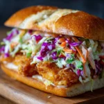 Crispy Chicken Slaw Sandwich