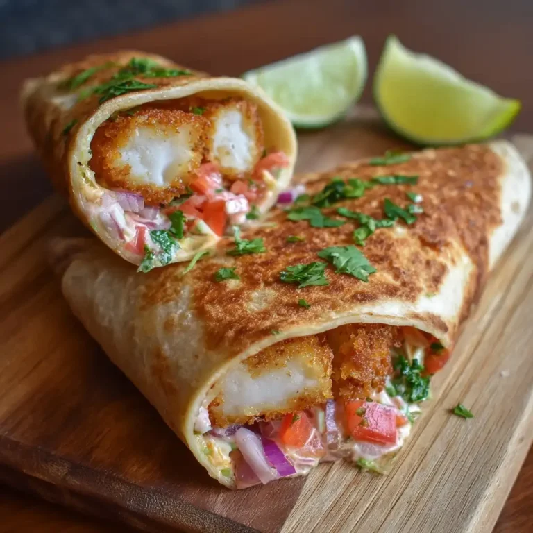 Crispy Fish Taco Wrap