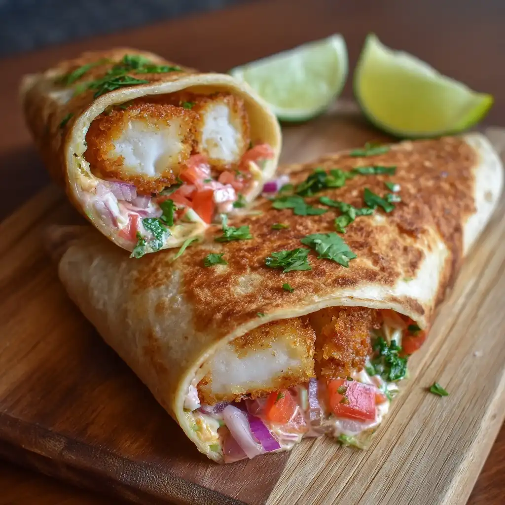 Crispy Fish Taco Wrap