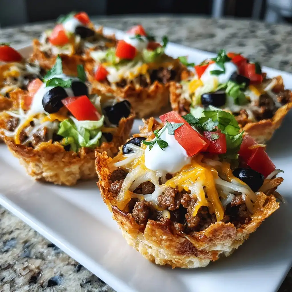 Crunchy Taco Cups