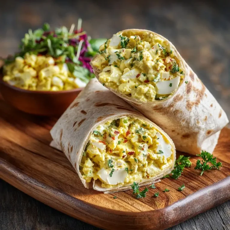 Curried Egg Salad Wrap