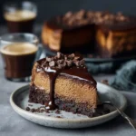 Dark Chocolate Espresso Cheesecake