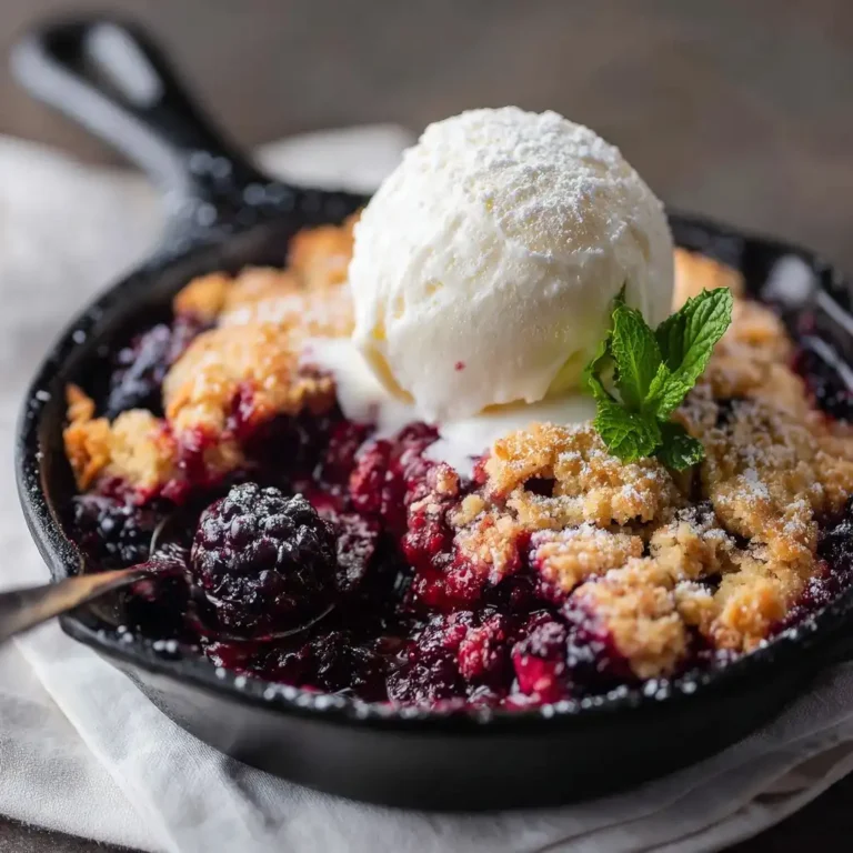 Easy Blackberry Dump Cobbler