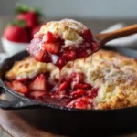 Easy Strawberry Cobbler with Cake Mix