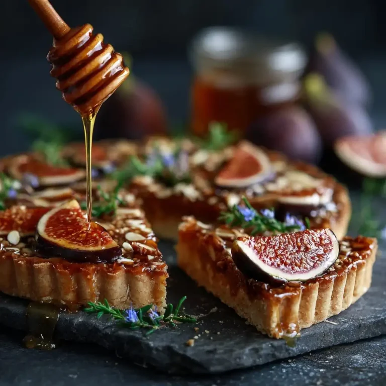 Fig Honey Almond Tart