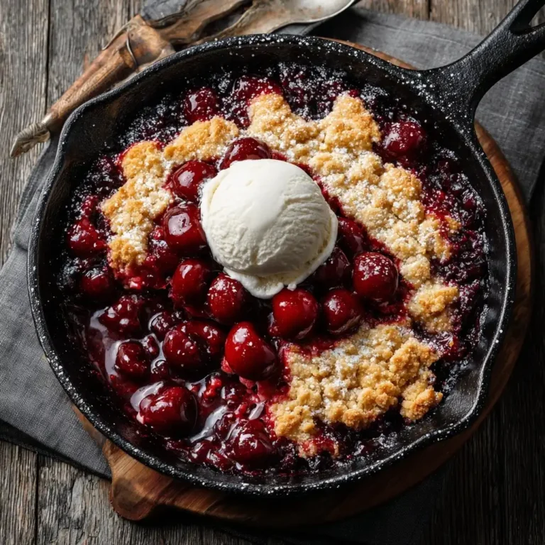 Fresh Cherry Cobbler