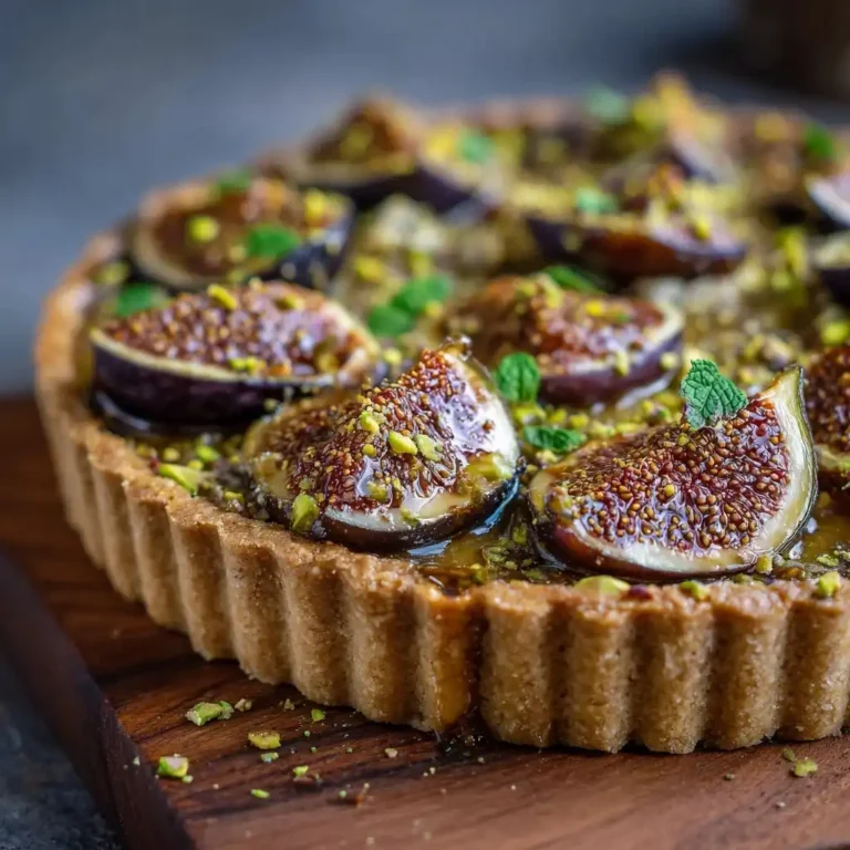 Fresh Fig Tart with Pistachio