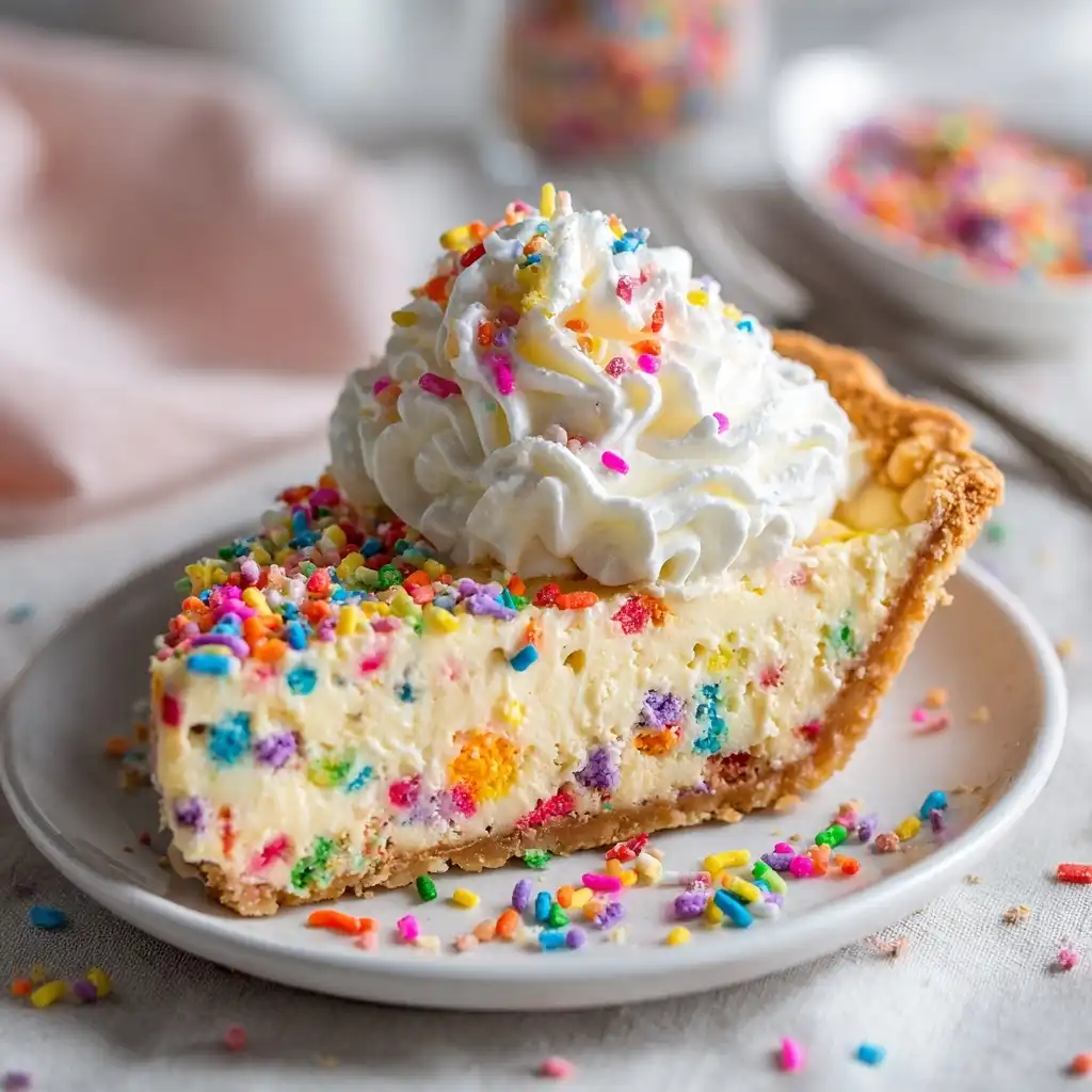 Funfetti Birthday Cake Pie