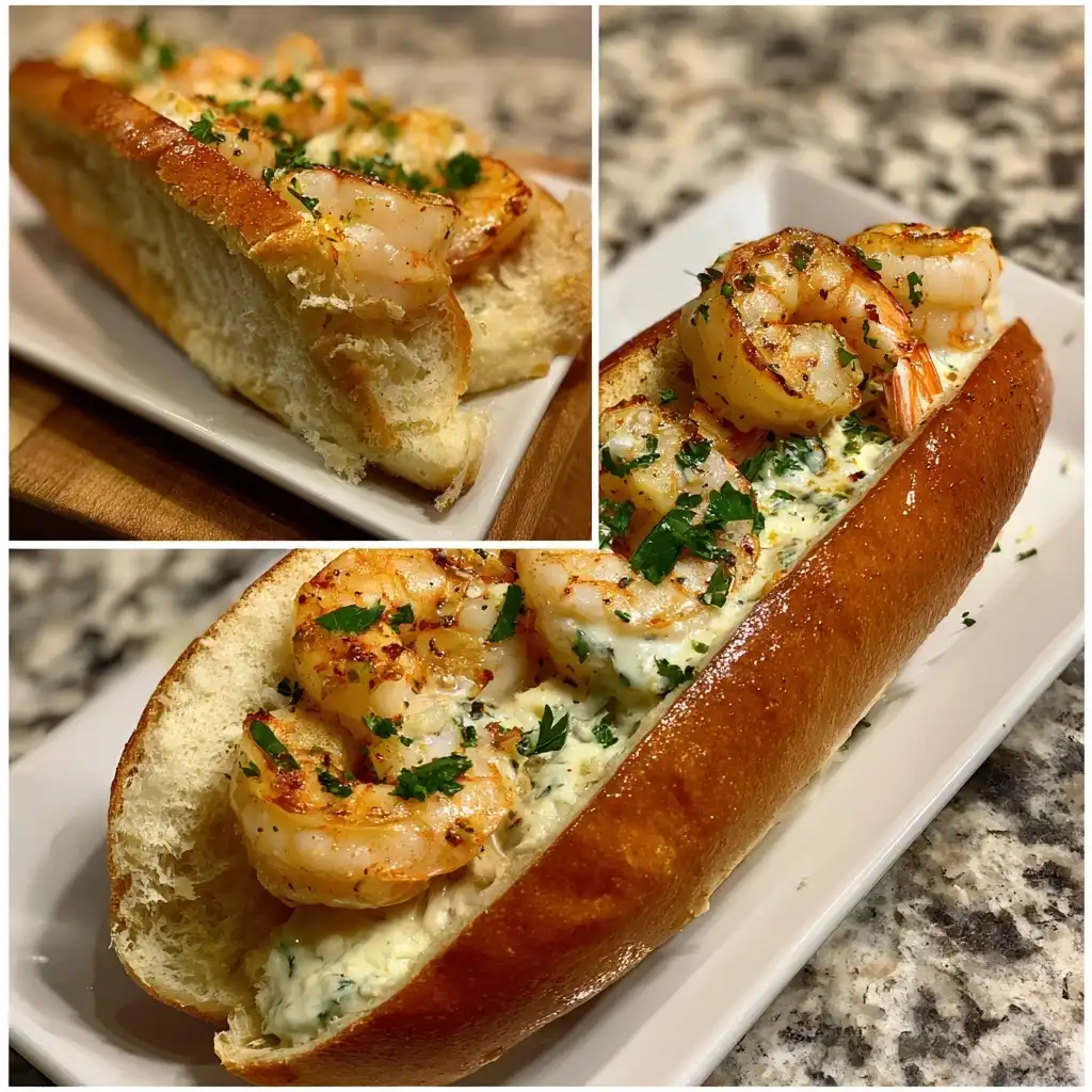 Garlic Butter Shrimp Roll
