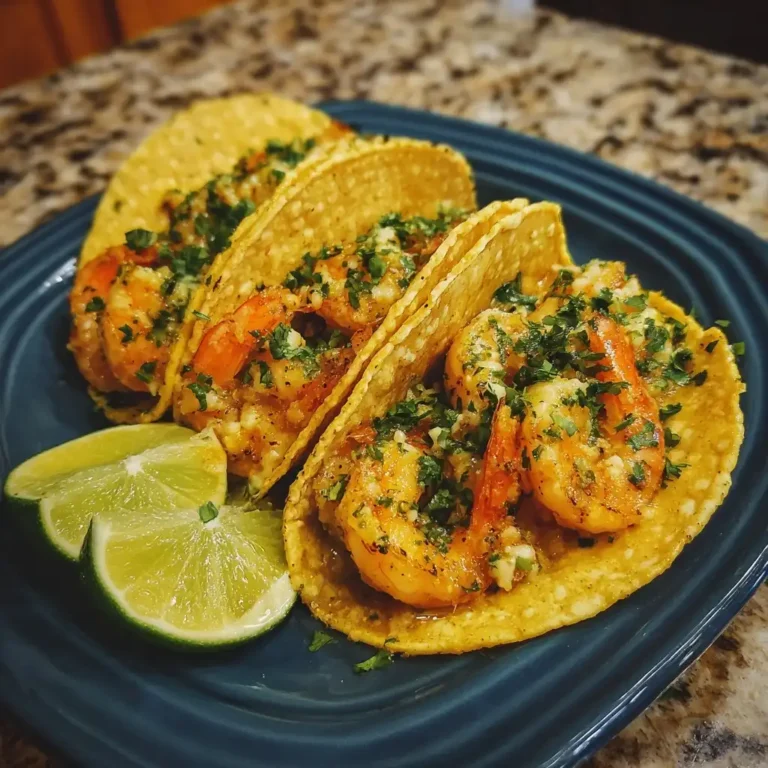 Garlic Butter Shrimp Tacos