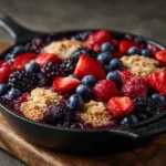 Gluten Free Mixed Berry Cobbler