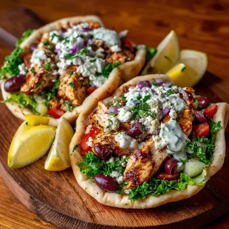 Greek Chicken Pita