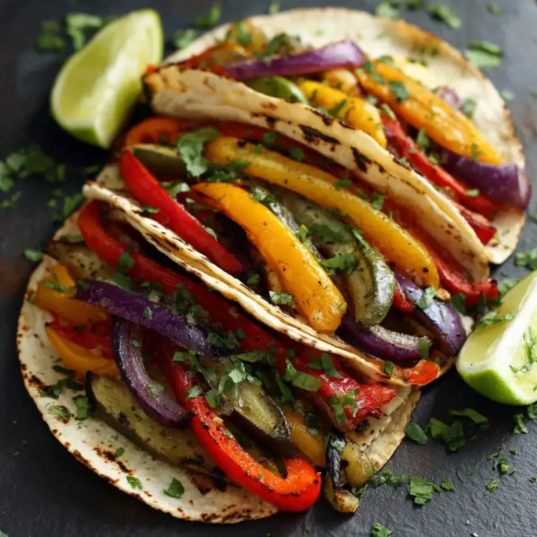 Grilled Veggie Fajita Tacos
