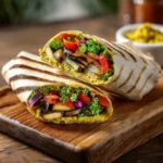 Grilled Veggie Hummus Wrap