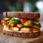 Halloumi Veggie Sandwich