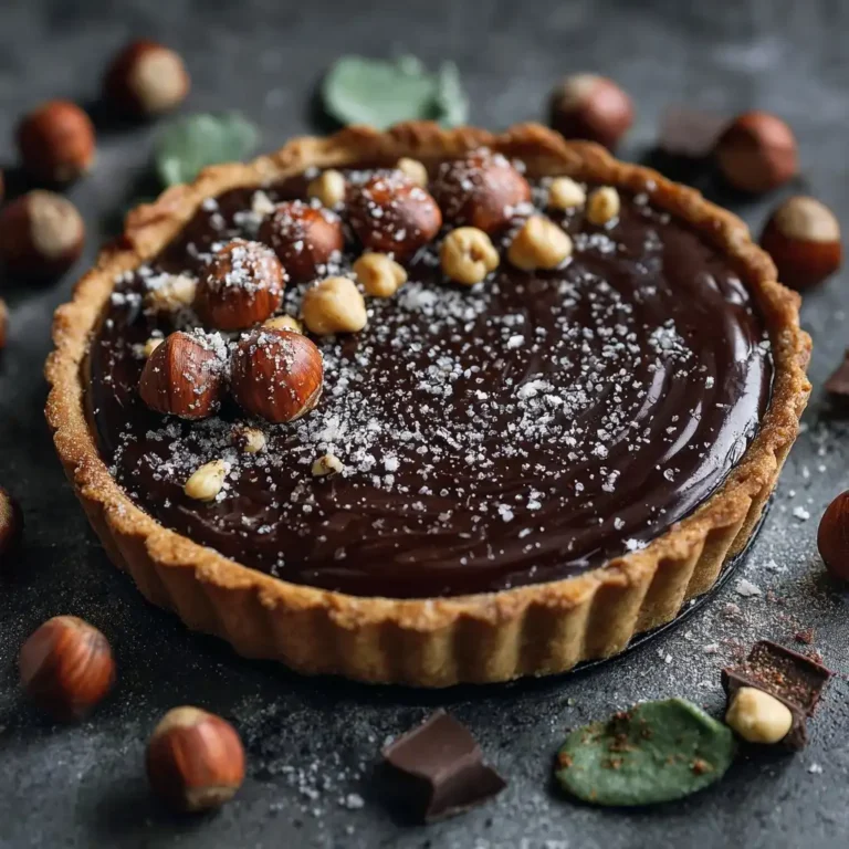 Hazelnut Chocolate Tart