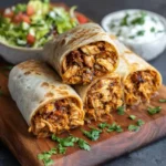 Honey Chipotle Chicken Burritos