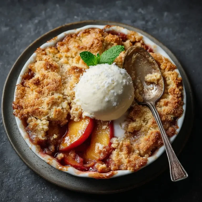 Honey Peach Cobbler