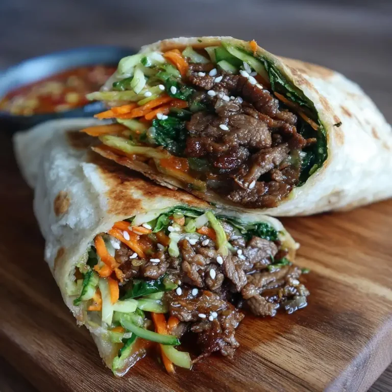 Korean Bulgogi Beef Wrap