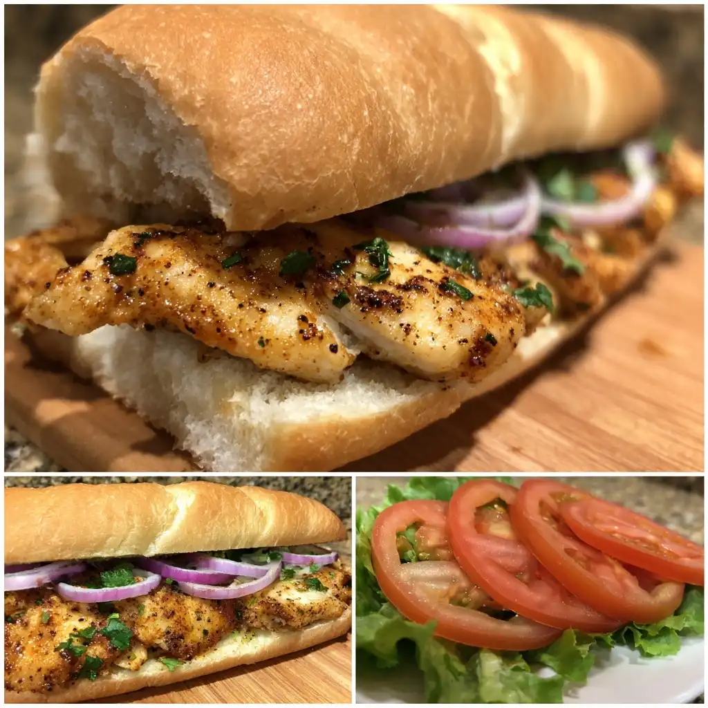 Lemon Pepper Chicken Sandwich