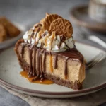 Lotus Biscoff Cheesecake Pie