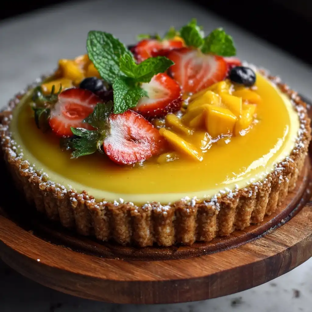 Mango Cream Tart