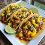 Mango Habanero Chicken Tacos