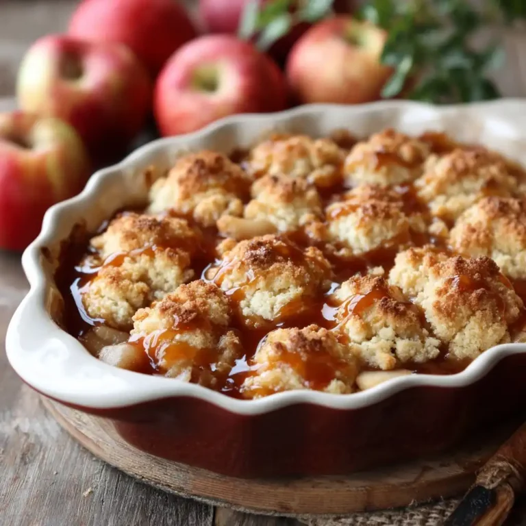 Maple Apple Cobbler