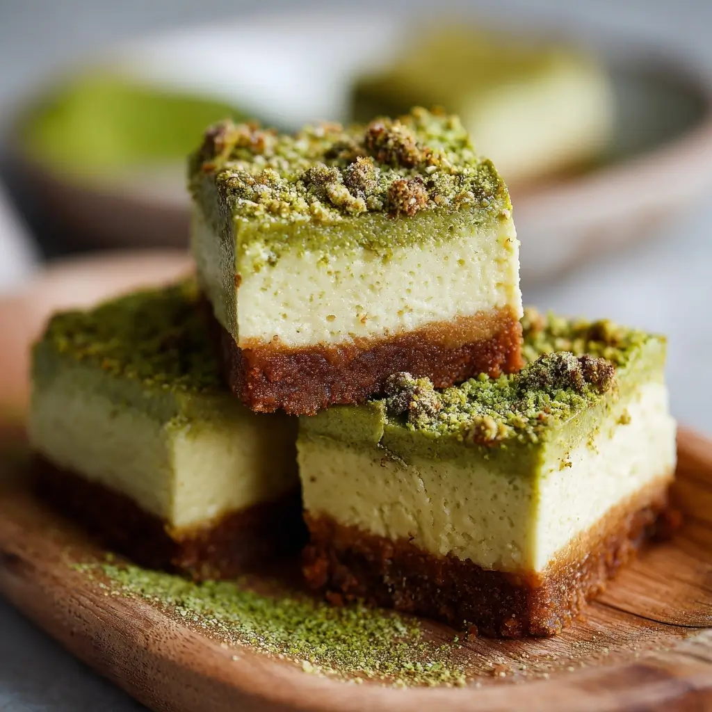 Matcha Cheesecake Bars