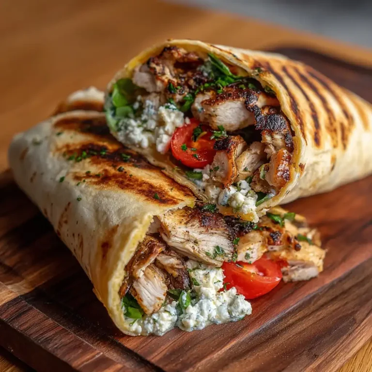 Mediterranean Chicken Shawarma Wrap