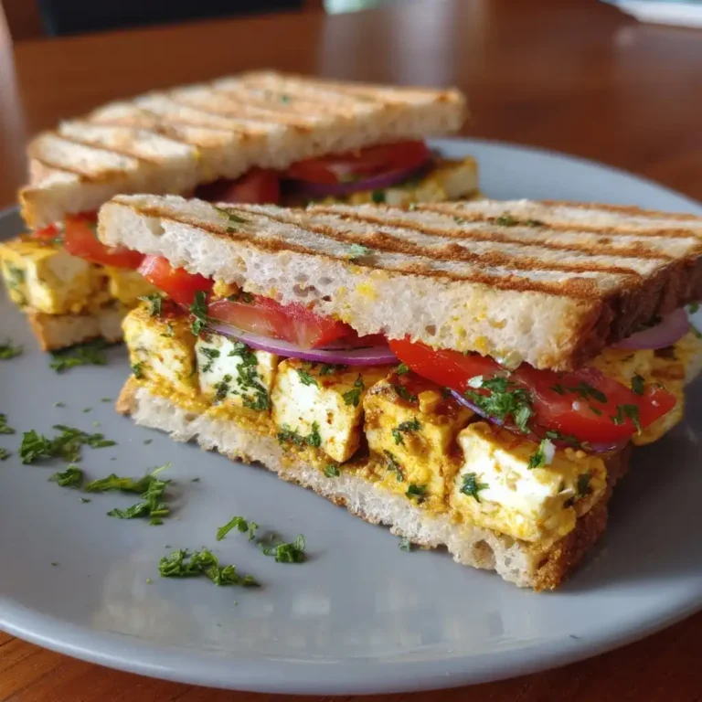 Mediterranean Paneer Sandwich