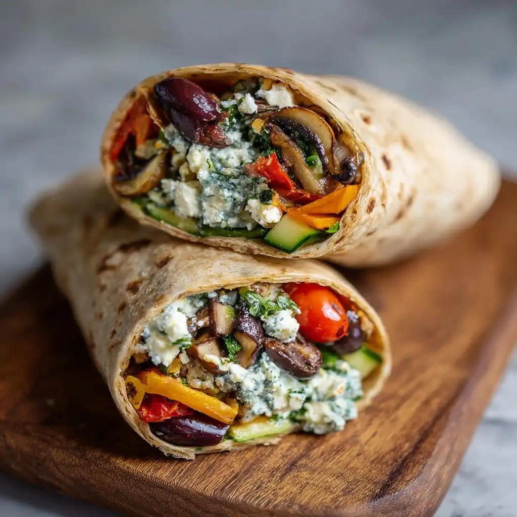 Mediterranean Veggie Wrap