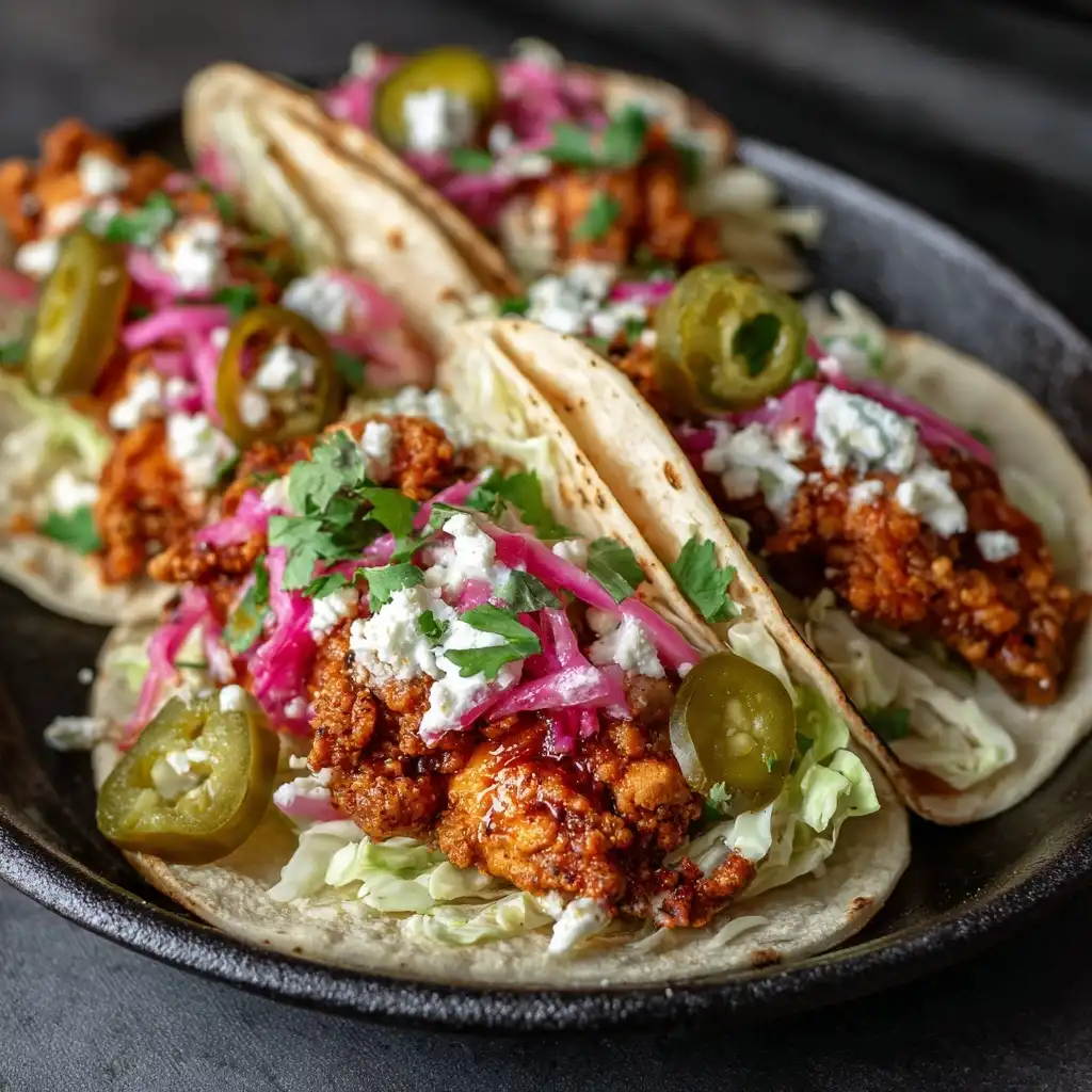 Nashville Hot Chicken Tacos