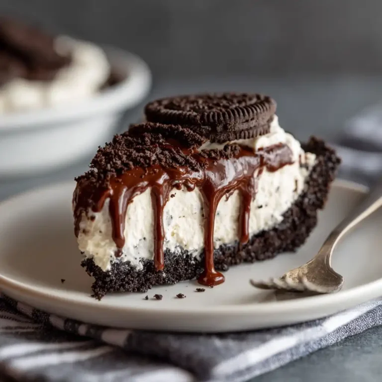 No Bake Oreo Cream Pie