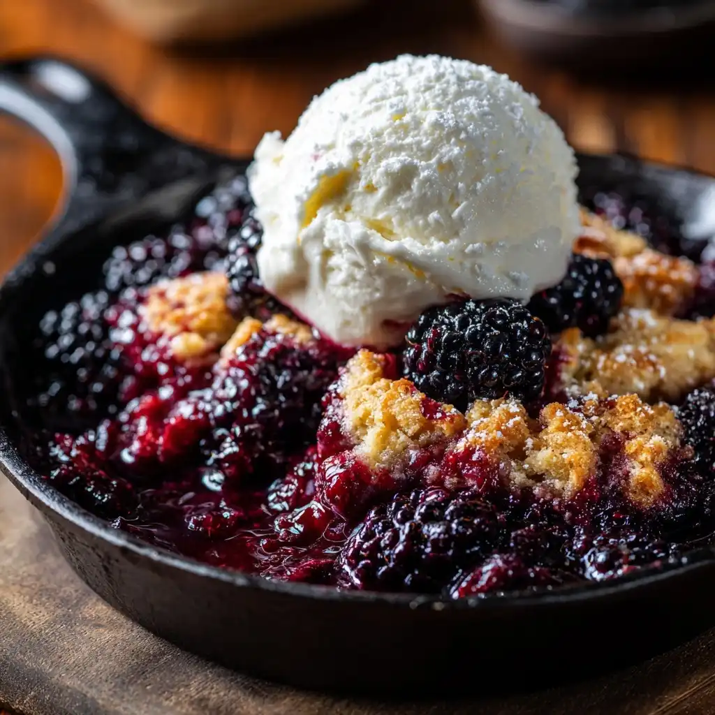 Old Fashioned Blackberry Cobbler