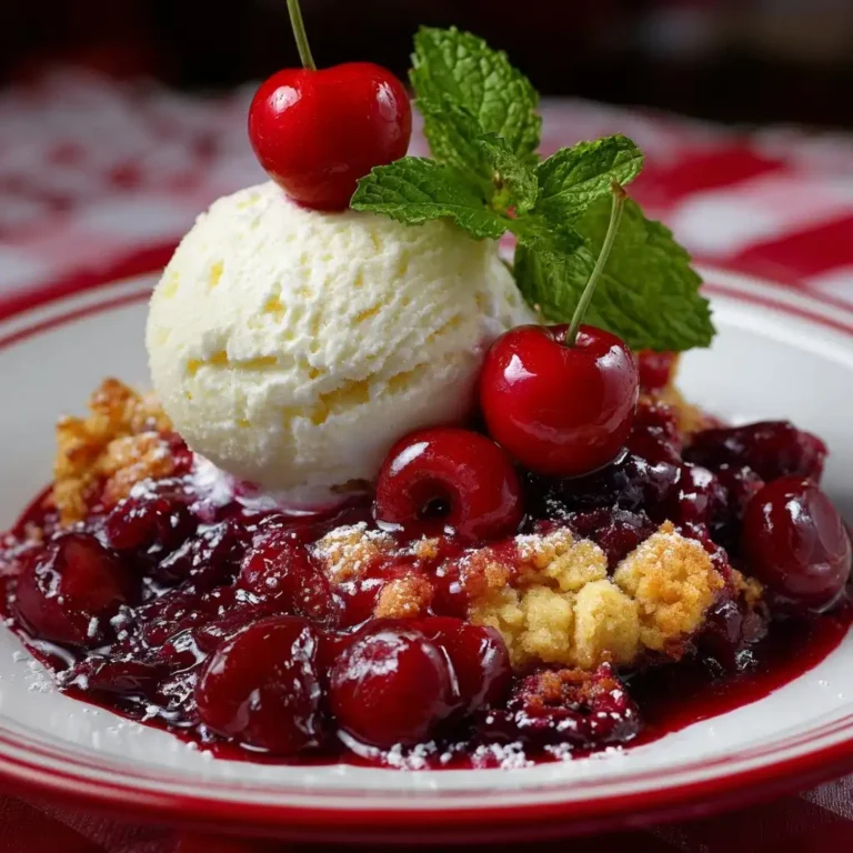 Old Fashioned Cherry Cobbler