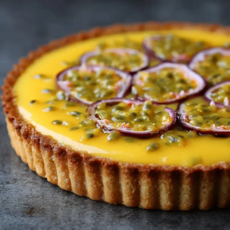 Passion Fruit Curd Tart