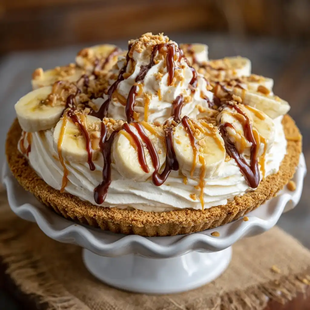 Peanut Butter Banana Cream Pie