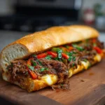 Philly-Style Beef Sandwich