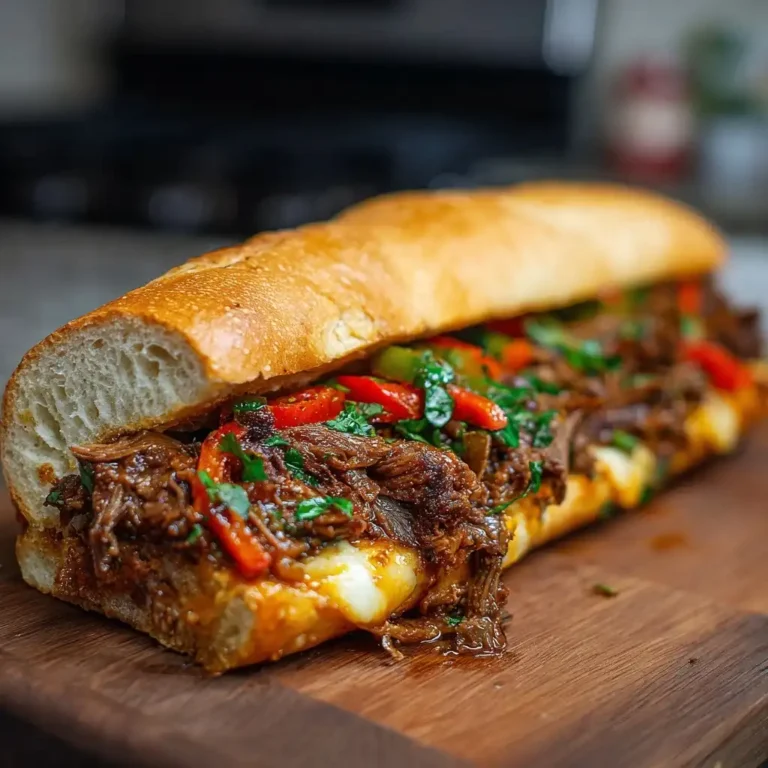 Philly-Style Beef Sandwich