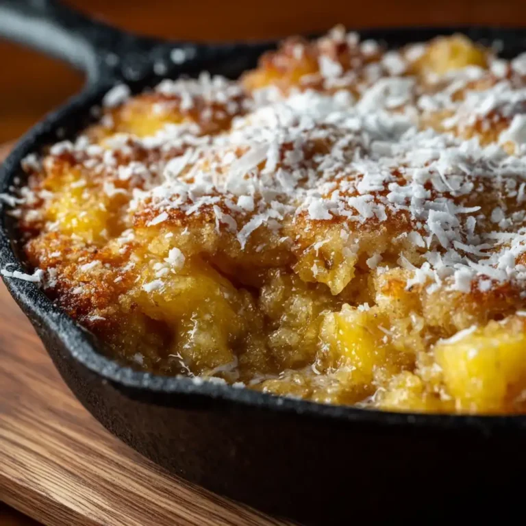 Pineapple Coconut Cobbler