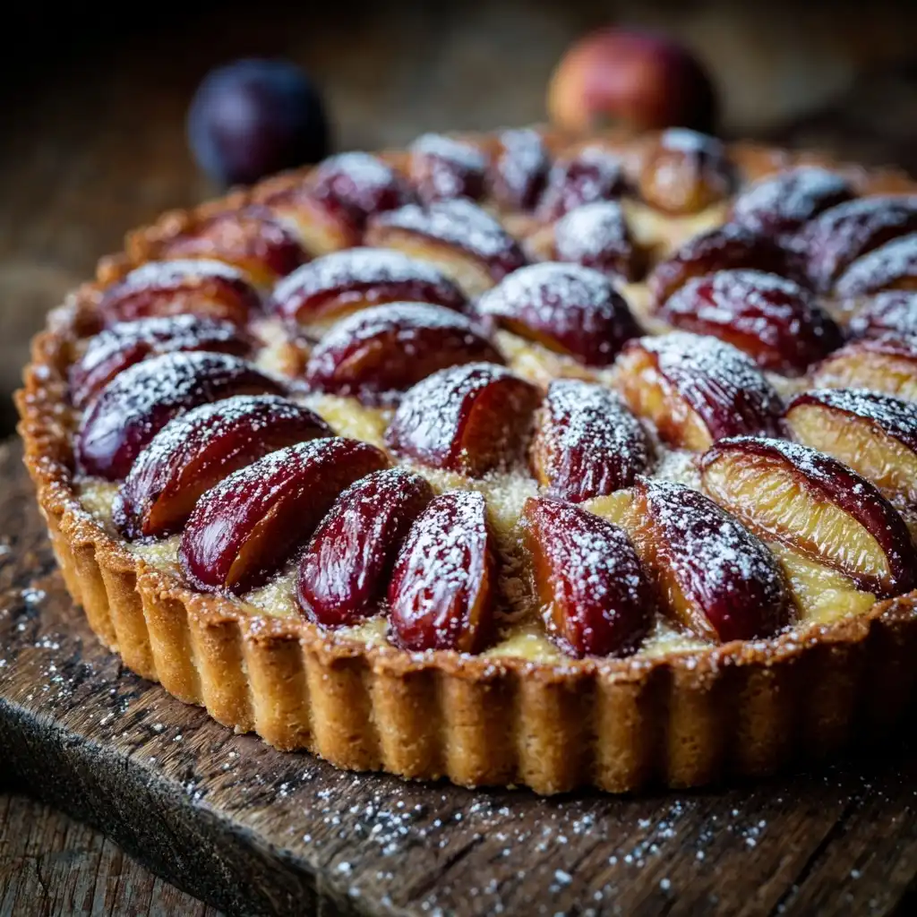Plum Frangipane Tart