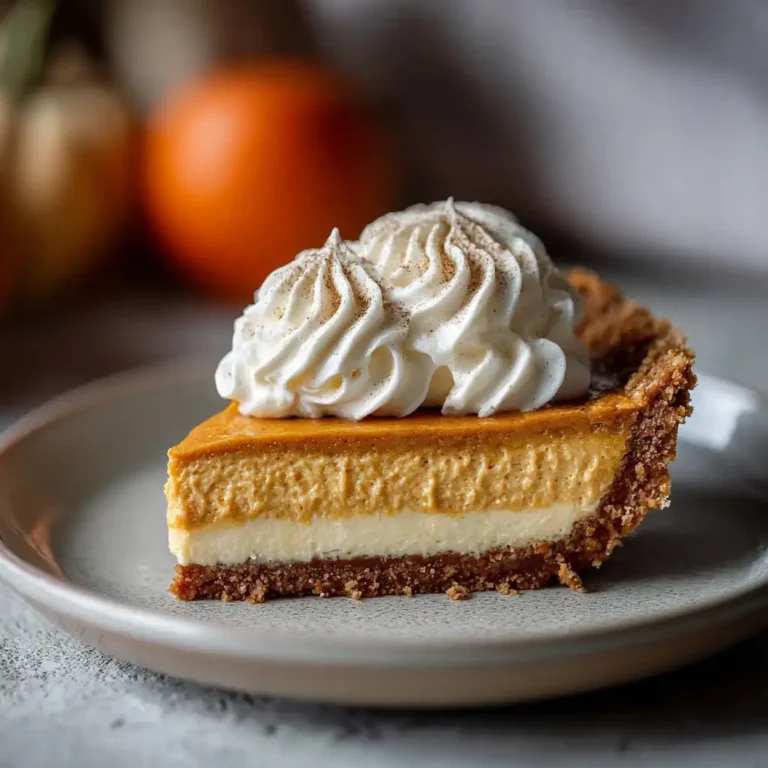 Pumpkin Cheesecake Pie