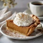Pumpkin Pie with Brown Sugar Whipped Cream