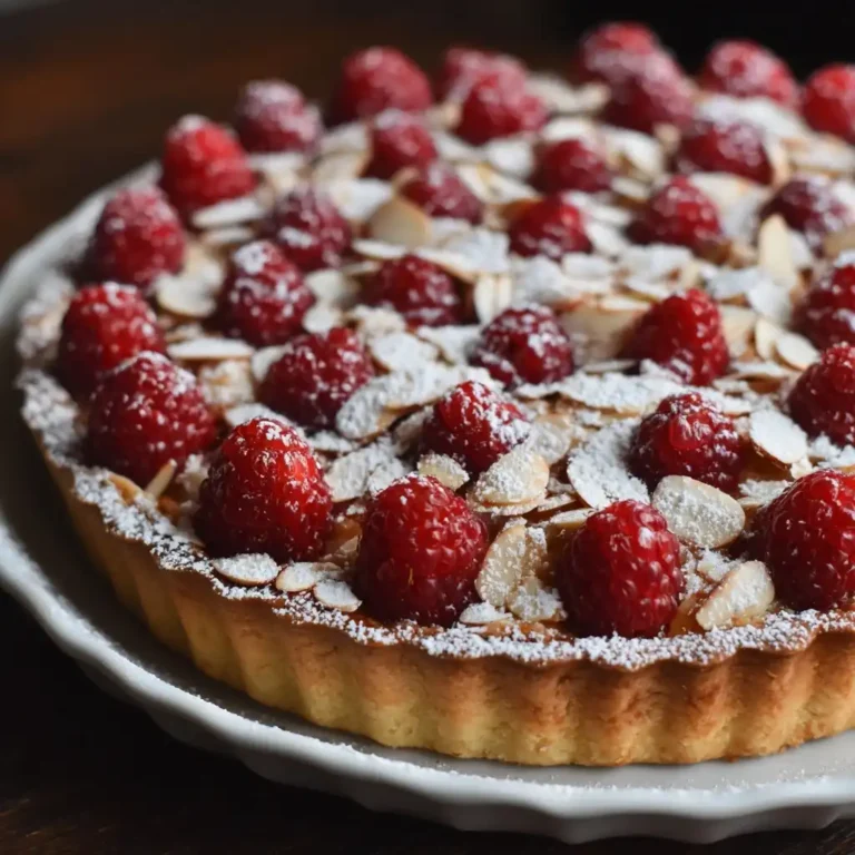 Raspberry Almond Tart