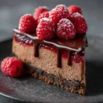 Raspberry Chocolate Cheesecake