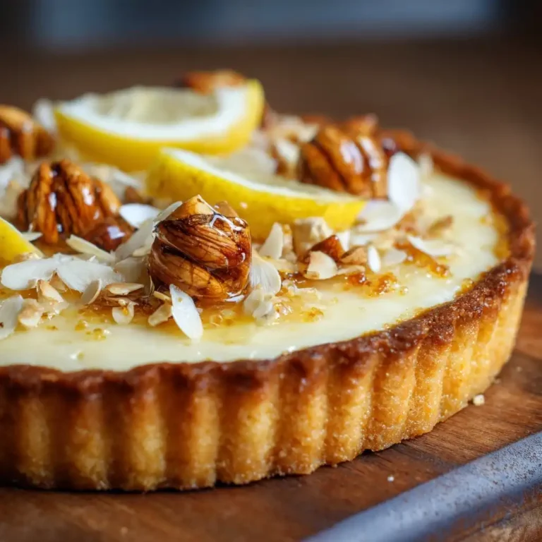 Ricotta Honey Lemon Tart
