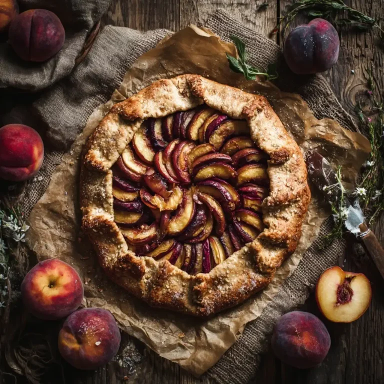 Rustic Peach Galette