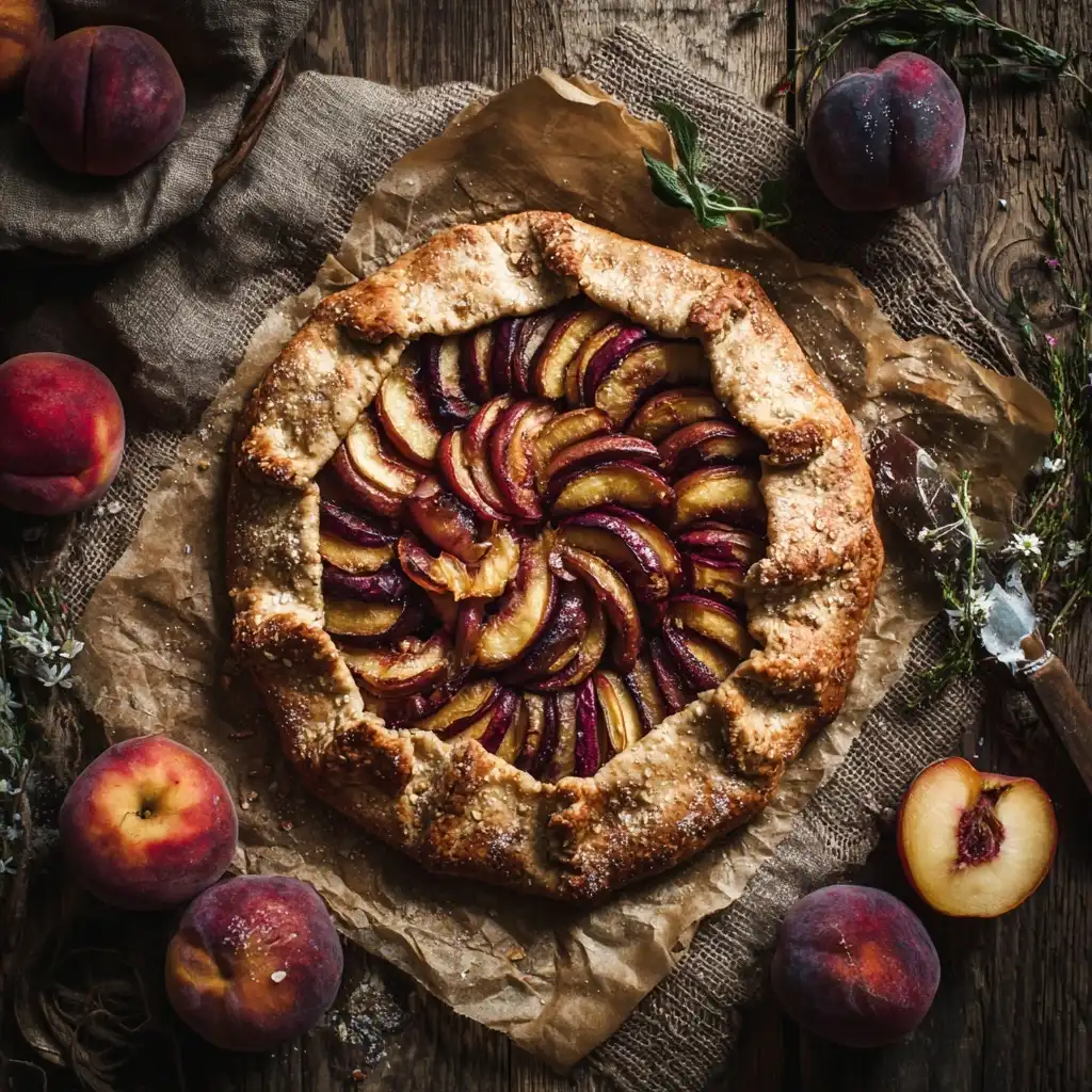 Rustic Peach Galette